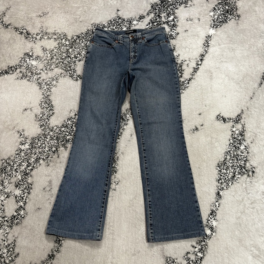 Cambio Hannah Jeans Women's Size 8 EU 38 Blue Denim Bootcut Stretch Five Pockets